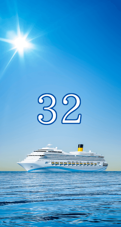 シウマの数字待ち受け32の無料壁紙 画面 豪華客船 Lifetime Fun