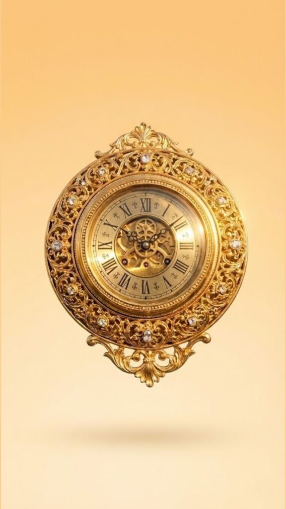 2026年ゲッターズ飯田_金の時計座ラッキーカラー待ち受け壁紙_明るいオレンジ