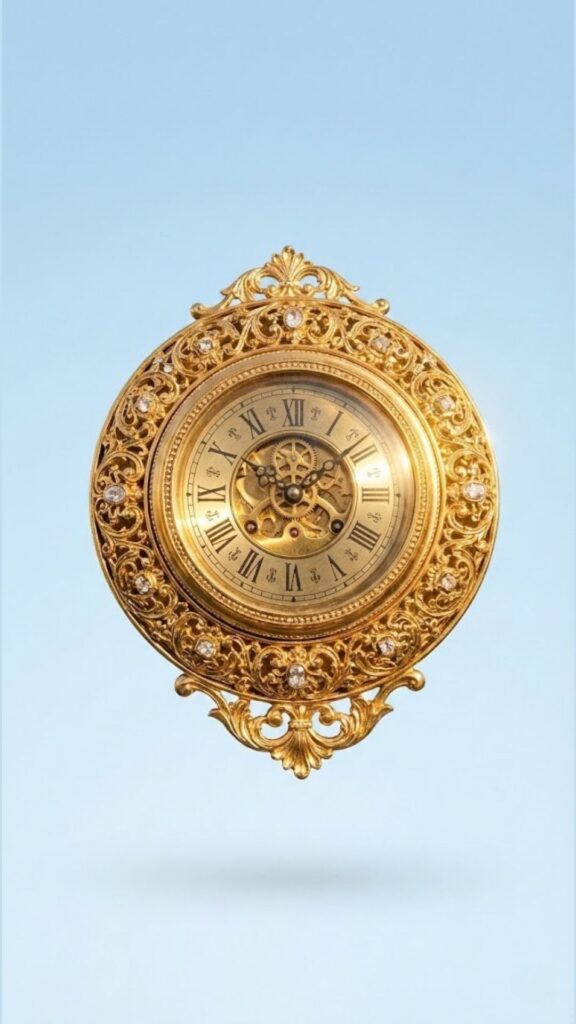 2026年ゲッターズ飯田_金の時計座ラッキーカラー待ち受け壁紙_ブルー