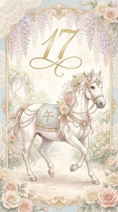 シウマ_待ち受け数字_17_午うま馬_無料_02