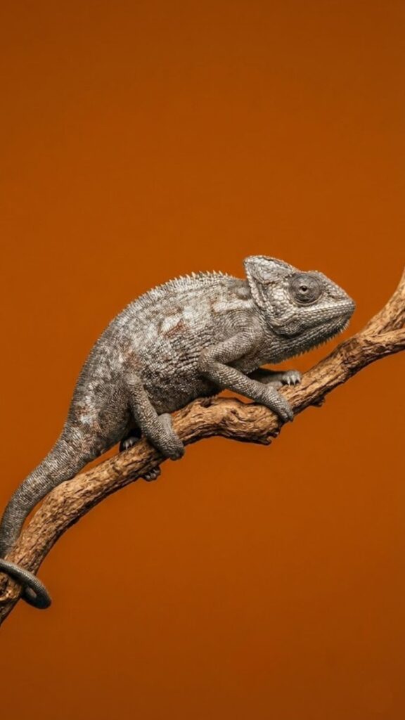 2026年ゲッターズ飯田_銀のカメレオン座ラッキーカラー待ち受け壁紙_濃いオレンジ