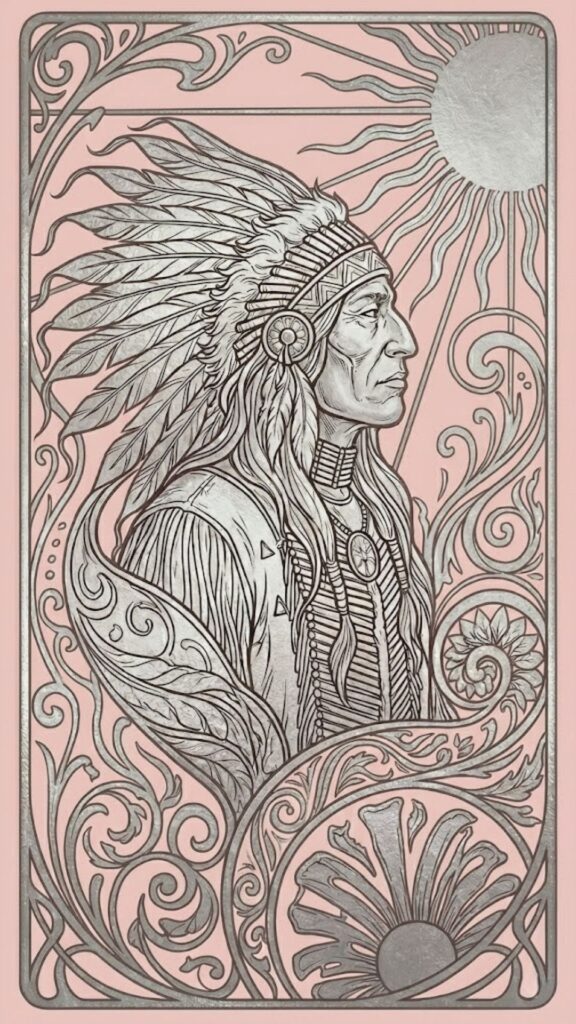 2026年ゲッターズ飯田_銀のインディアン座ラッキーカラー待ち受け壁紙_薄いピンク