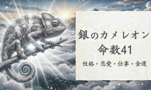 銀のカメレオン_命数41_性格_恋愛_結婚_ラッキーカラー