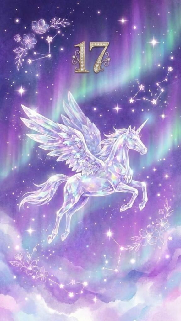 シウマ_待ち受け数字_17_ペガサス_無料_04