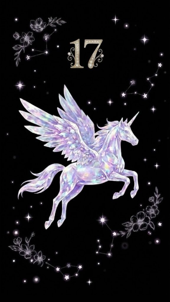 シウマ_待ち受け数字_17_ペガサス_無料_08